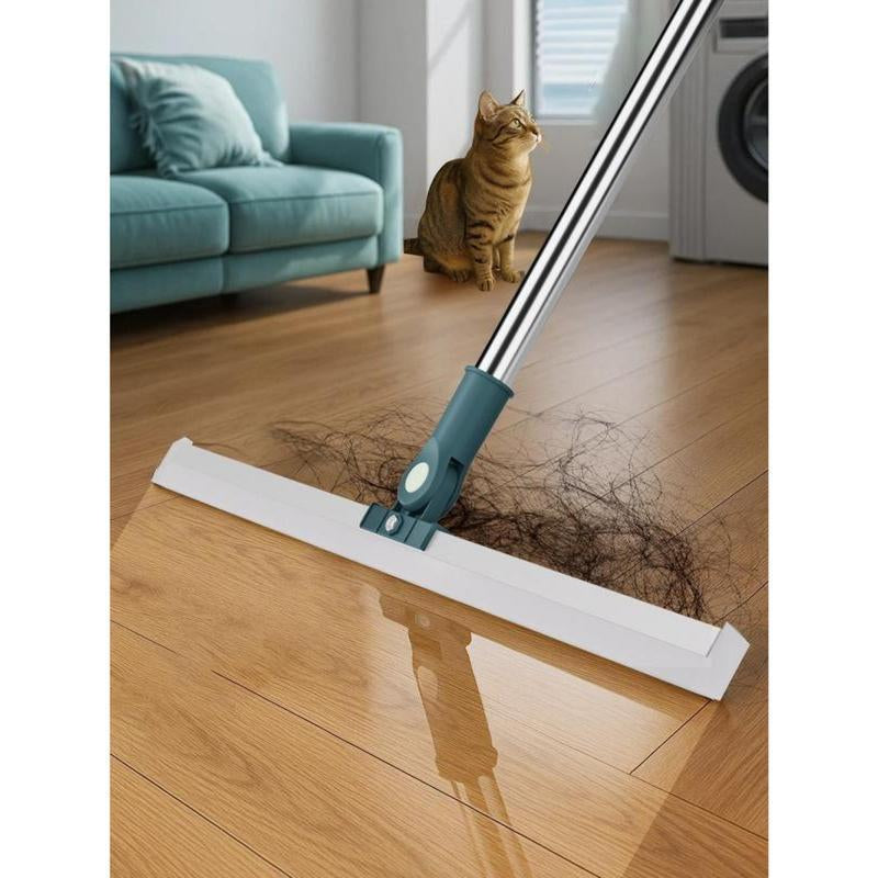 3 In1 Multifunctional,Liquids,Pet Hair Tile,Dirt,Hardwood Floors,Mop All Surface Sweeper and Squeegee for Wet and Dry Cleaning Dust,1 Counthome Retractable Silicone Floor Squeegee Bathroom Glass Floor Squeegee.