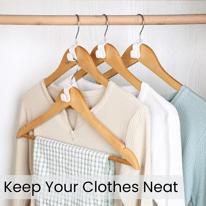 20 Counts Hanger Connector Hooks for Clothes Storage，Space Saving Organizer，Space Saver Hangers，Hangers Accessory