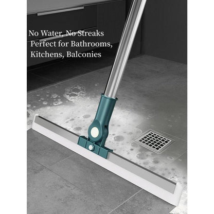 3 In1 Multifunctional,Liquids,Pet Hair Tile,Dirt,Hardwood Floors,Mop All Surface Sweeper and Squeegee for Wet and Dry Cleaning Dust,1 Counthome Retractable Silicone Floor Squeegee Bathroom Glass Floor Squeegee.